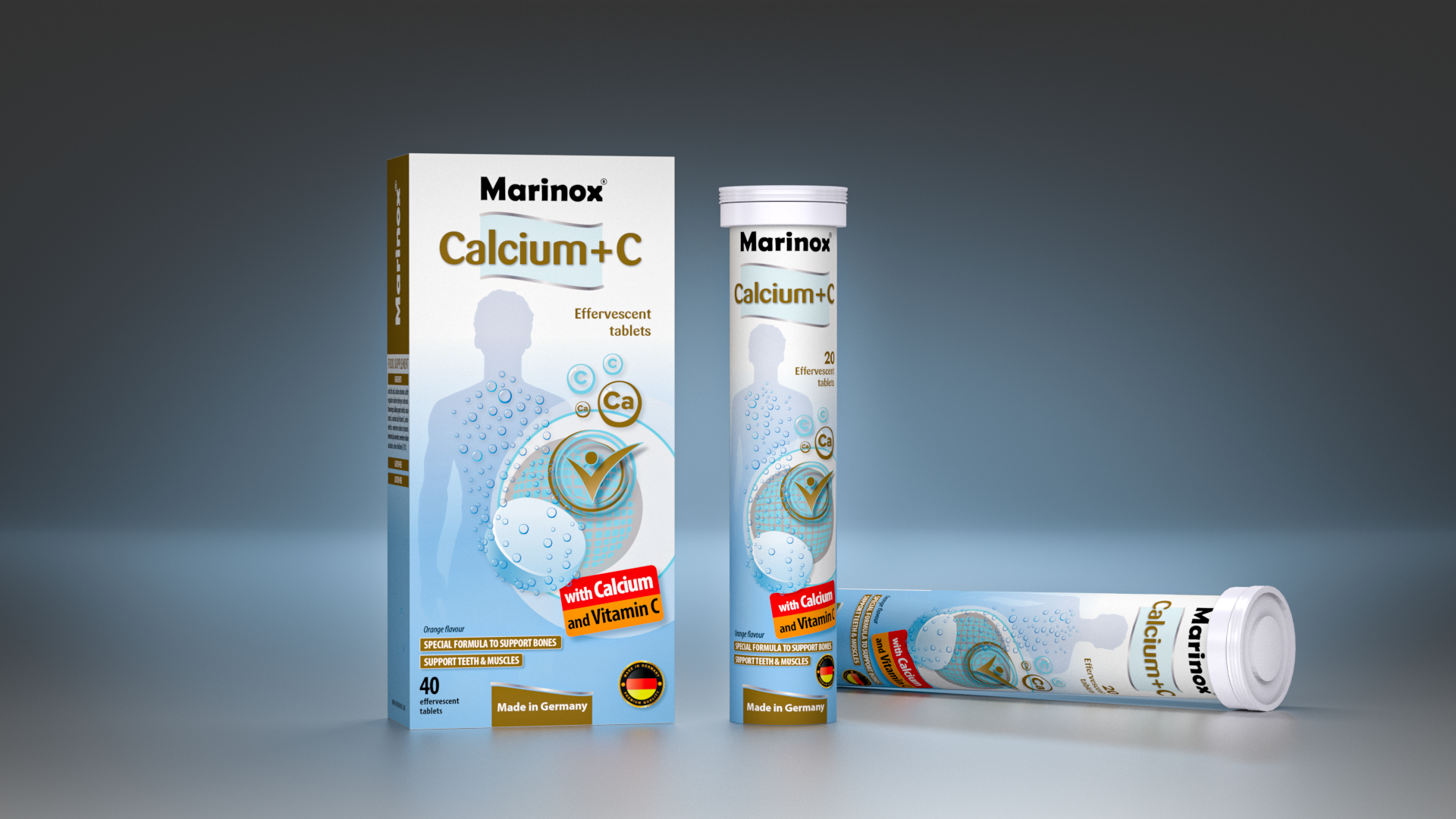 Marinox® Calcium + C Brausetebletten